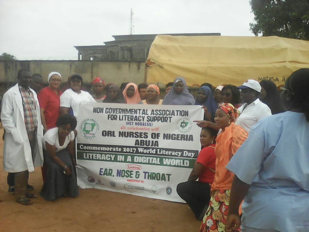 Donation of drugs to Dutse Primary Health Care in Abu
